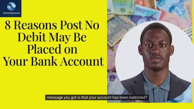 'Video thumbnail for Reasons Bank May Place Post No Debit on Your Account'