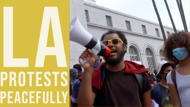 'Video thumbnail for Protesters Confront LAPD | "No More Names!"'