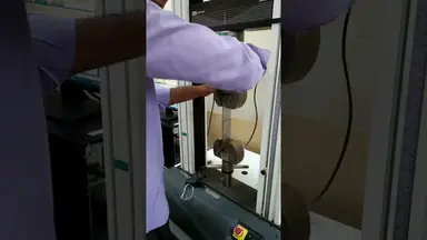 'Video thumbnail for Shear test of spot weld joints'