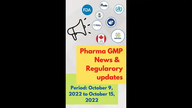 'Video thumbnail for Pharma GMP News'