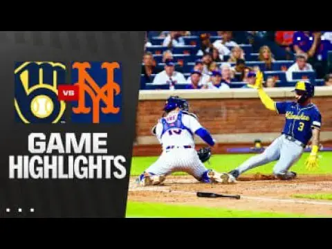 'Video thumbnail for Milwaukee Brewers at New York Mets Full-Game Highlights! | 07/03/2025'