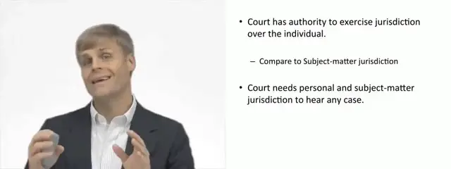 'Video thumbnail for Personal Jurisdiction - Explained'