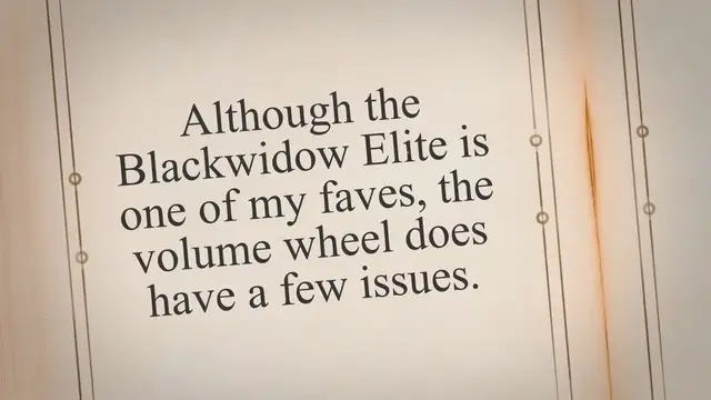 'Video thumbnail for How to Fix Every Razer Blackwidow Elite Volume Wheel Problem'