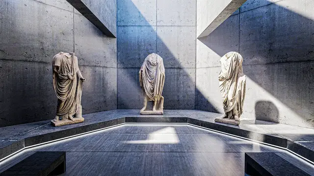 'Video thumbnail for D5 Render 2.0 Archviz Museum @Quixel '