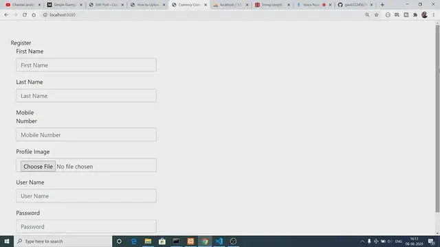 'Video thumbnail for How to Upload Image to MySQL Database in Node.js Express Using FileUpload and Display it Using EJS'