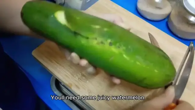 'Video thumbnail for Watermelon, Cucumber, and Feta Salad'