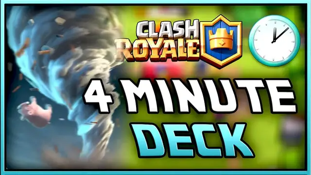 'Video thumbnail for TORNADO CHANGING THE GAME! IN THIS 4 MINUTE DECK YOU WILL SEE HOW!! CLASH ROYALE'