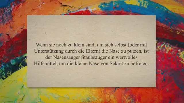 'Video thumbnail for Der Nasensauger für den Staubsauger'