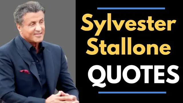 'Video thumbnail for Sylvester Stallone Quotes and Sayings | Inspirational Quote'