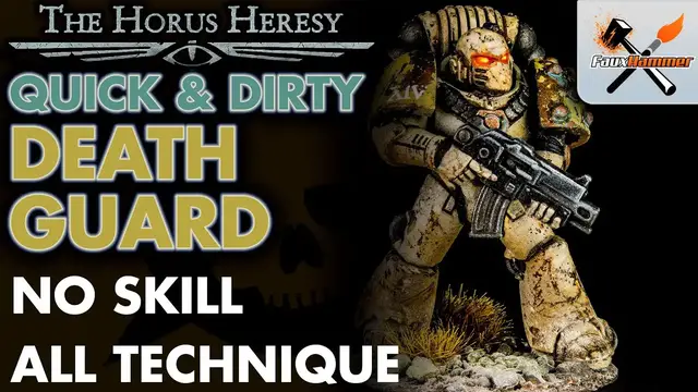 'Video thumbnail for How to Paint: Horus Heresy Death Guard Space Marines - XIV (14th) Legion'