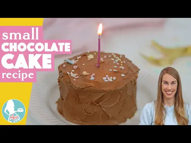 'Video thumbnail for Small Chocolate Cake Recipe'