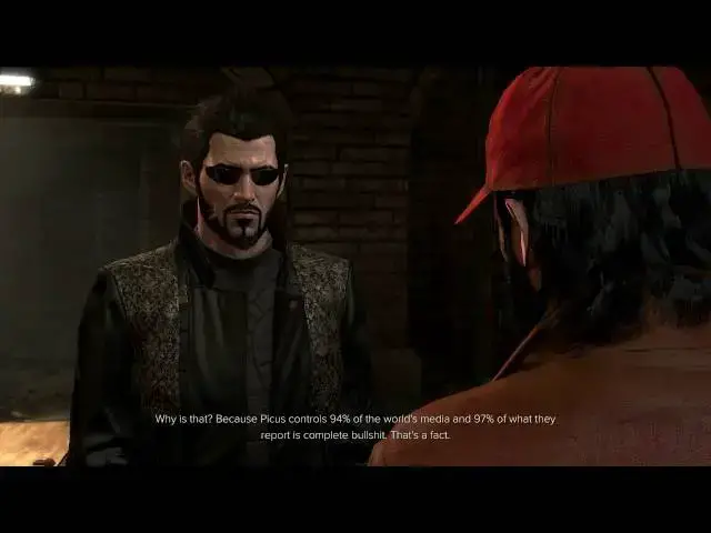 'Video thumbnail for Deus Ex: Mankind Divided - Samizdat: Return The Dirt on Picus To K (Give Evidence) Dialogue Choices'
