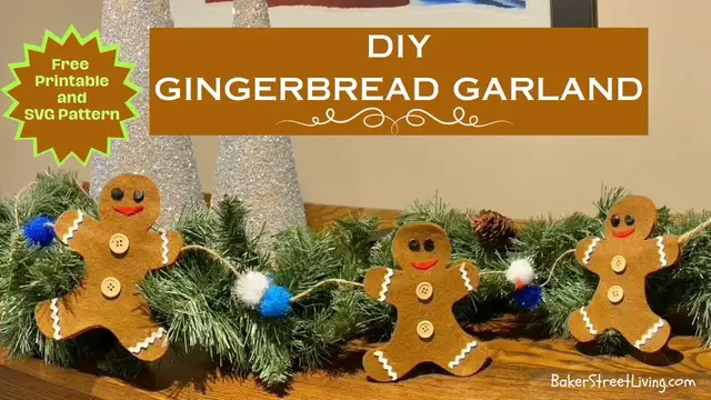 'Video thumbnail for How to Make a DIY Gingerbread Garland SD 480p'