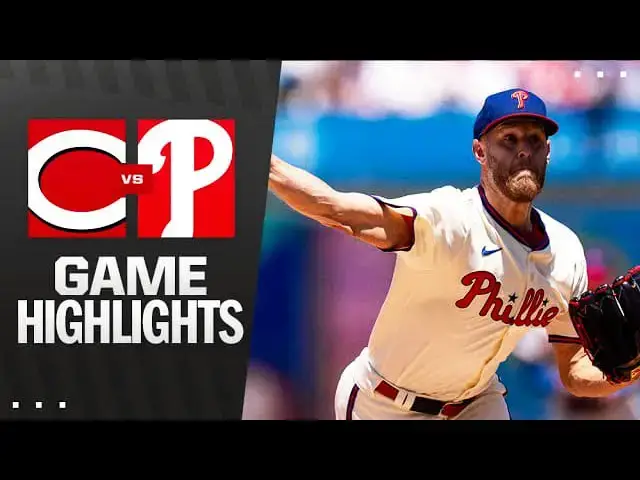 'Video thumbnail for Cincinnati Reds at Philadelphia Phillies Full-Game Highlights! | 07/06/2025'