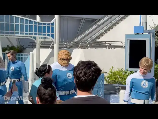 'Video thumbnail for Fantastic Four in Tomorrowland | Disneyland Resort 2025 4K'