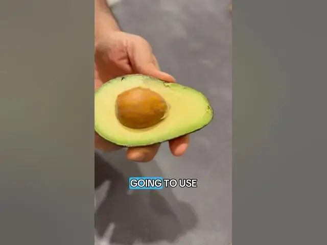 'Video thumbnail for This One Simple Trick will Keep Your Avocado Green! #shorts'