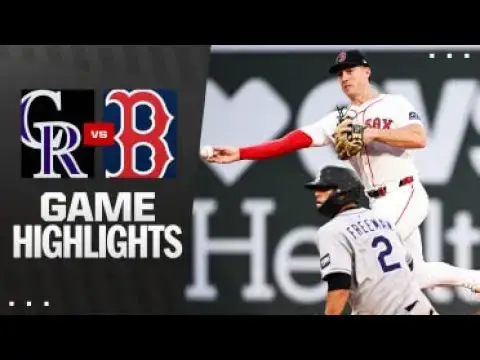 'Video thumbnail for Colorado Rockies at Boston Red Sox Full-Game Highlights! | 07/07/2025'