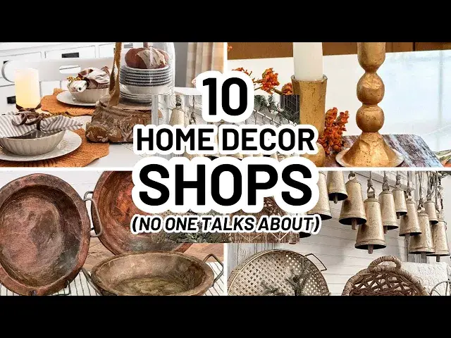 'Video thumbnail for 10 HOME DECOR SHOPS NO ONE TALKS ABOUT'