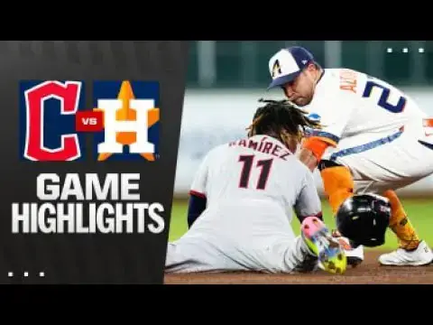 'Video thumbnail for Cleveland Guardians at Houston Astros Full-Game Highlights! | 07/07/2025'