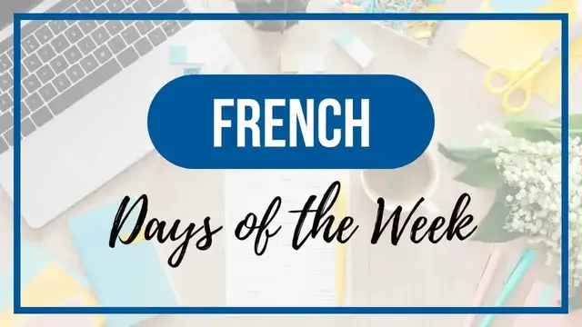 'Video thumbnail for Days of the Week in French (Spell and Pronounce)'