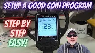'Video thumbnail for Nokta Makro Legend: How-to Setup a Coin Program - Tutorial - Step by Step'