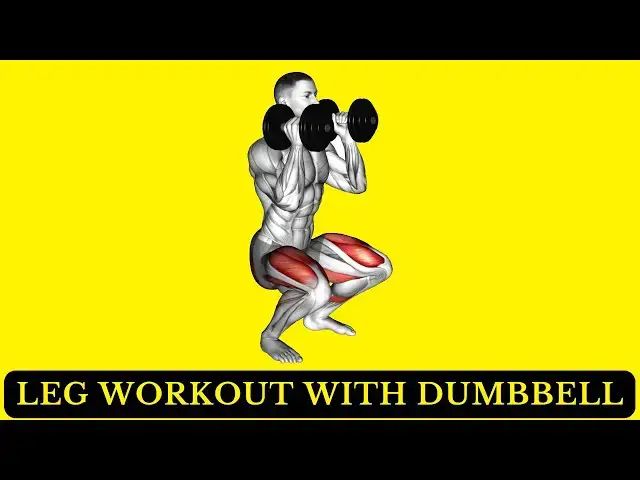 'Video thumbnail for 10 Best Dumbbell Leg Exercises for Beginner'