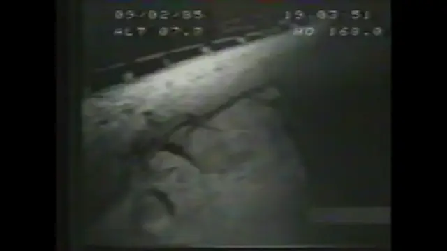 'Video thumbnail for Footage From 1985 Discovery Of The Titanic'