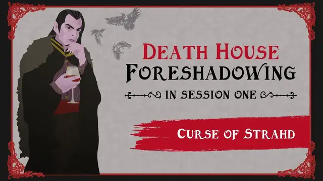 'Video thumbnail for Death House's Brilliant Foreshadowing in Curse of Strahd ☠ D&D 5e Storytelling Tips for DMs 📝'