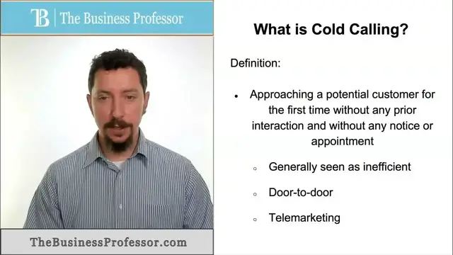 'Video thumbnail for Cold Calling (Marketing)'