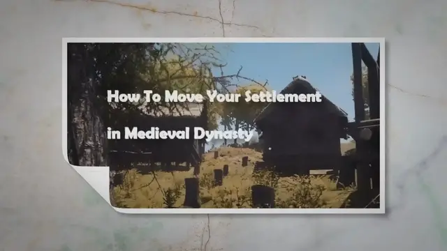 'Video thumbnail for How To Make Moving Your Medieval Dynasty Settlement Less Painful - GAMESmix'