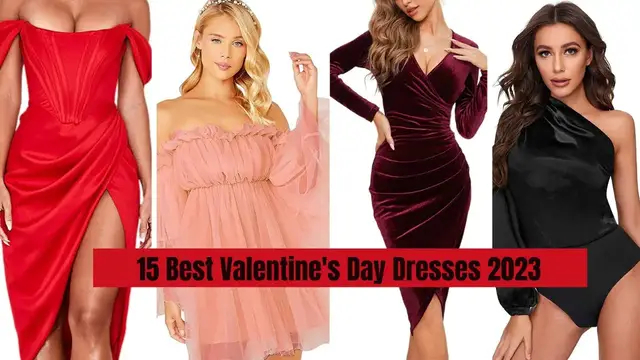 'Video thumbnail for 15 Best Valentine's Day Dresses 2023 | Valentine's day outfits women | Valentine’s Day dresses'