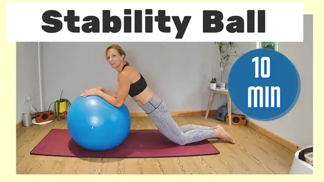 'Video thumbnail for Stability ball exercises to build strength'