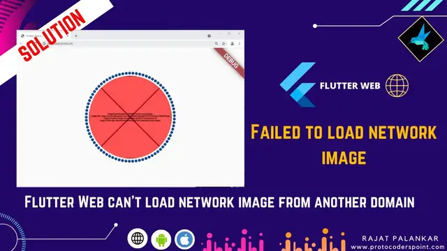 'Video thumbnail for [100% working solution] | Failed to load network image  - flutter web app image.network error'