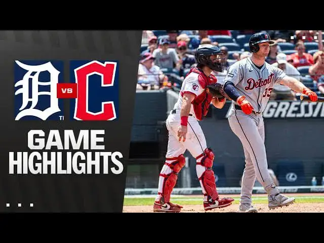 'Video thumbnail for Detroit Tigers at Cleveland Guardians Full-Game Highlights! | 07/06/2025'