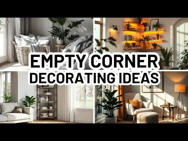 'Video thumbnail for HOW TO DECORATE AN EMPTY CORNER - Home Decorating Ideas'