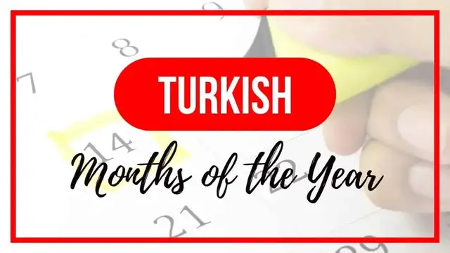 'Video thumbnail for Months of the Year in Turkish (Spell and Pronounce)'