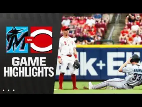'Video thumbnail for Miami Marlins at Cincinnati Reds Full-Game Highlights! | 07/07/2025'