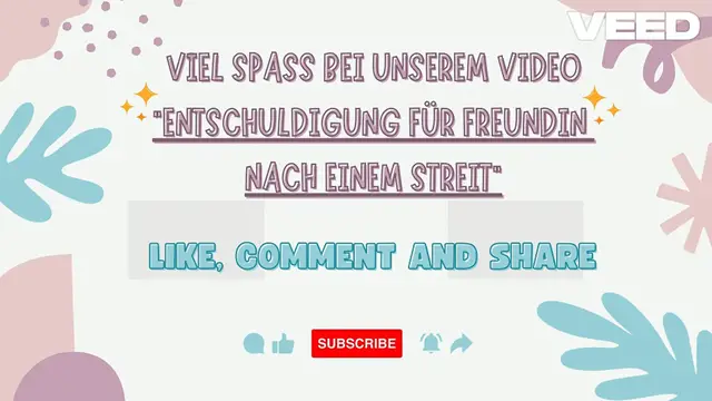 'Video thumbnail for Wie geht das: Entschuldigung für Freundin nach Streit'