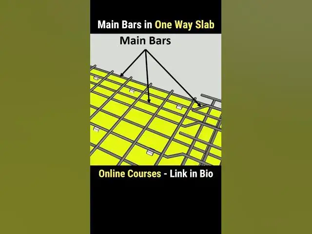 'Video thumbnail for Main bars in one way slab | Reinforcement in one way slab | Civil Tutor Hindi #shorts #ytshorts'