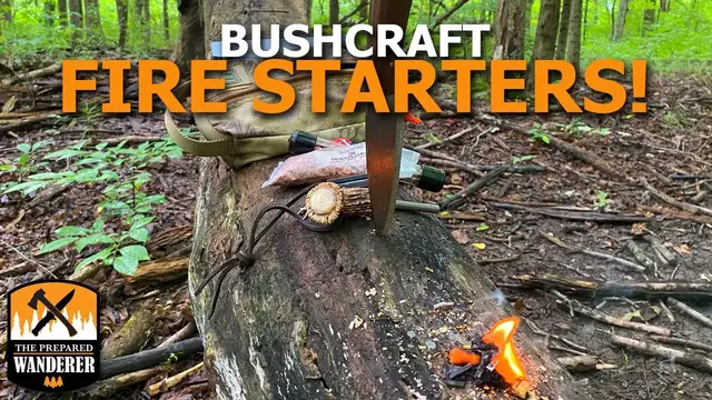 'Video thumbnail for Bushcraft Fire Starters For Your Kit: Black & White Fire Starter'