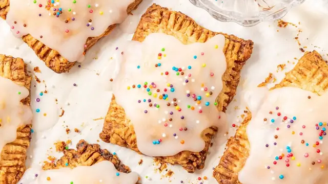 'Video thumbnail for Homemade Blueberry Cheesecake Pop-Tarts Recipe'
