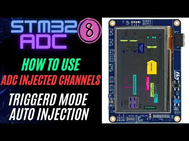 'Video thumbnail for STM32 ADC #8. Injected Conversions || Triggered Mode || Auto Injection'