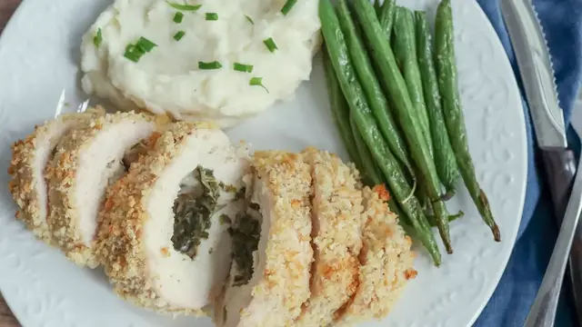 'Video thumbnail for Oven-Baked Chicken Kiev Recipe'