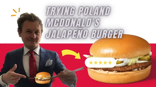 'Video thumbnail for Spicing Up the Office Lunch: Trying McDonald's Jalapeño Burger in Poland! 🔥🍔'