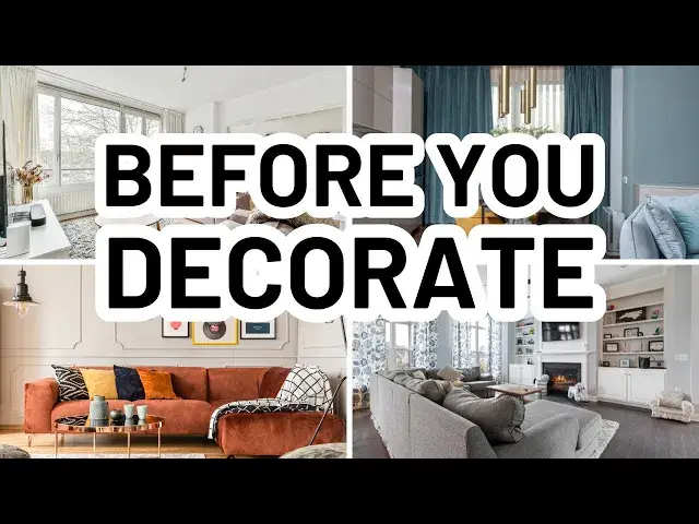 'Video thumbnail for 3 MUST-DO's Before Decorating!'