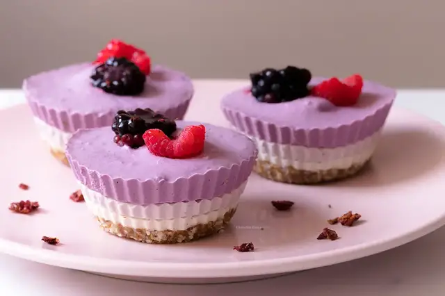 'Video thumbnail for No Bake Tricolor Mini Cheesecakes'