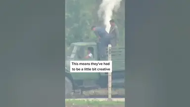 'Video thumbnail for NORTH KOREA’s Wood-Burning Cars #shorts'