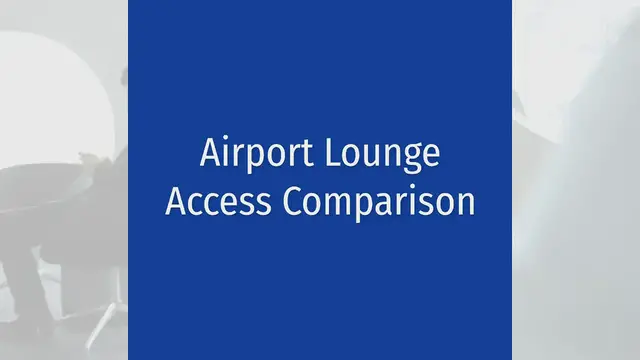 'Video thumbnail for Airport Lounge Access Comparison'