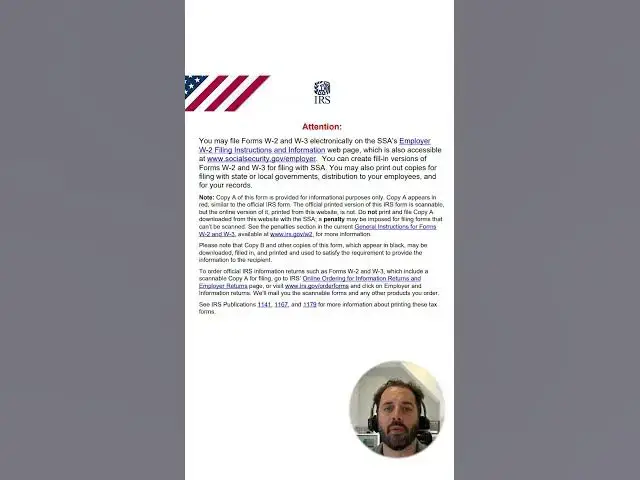 'Video thumbnail for What is the difference between W2 and W3 Forms? #taxadvice #taxform #shorts'