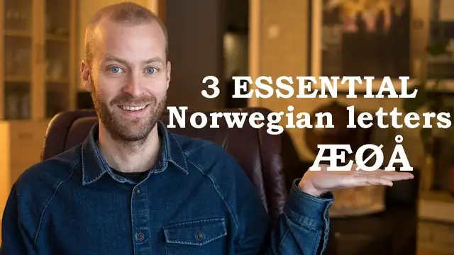 'Video thumbnail for HOW TO PRONOUNCE Æ Ø Å - And why we started using these letters in Norway'